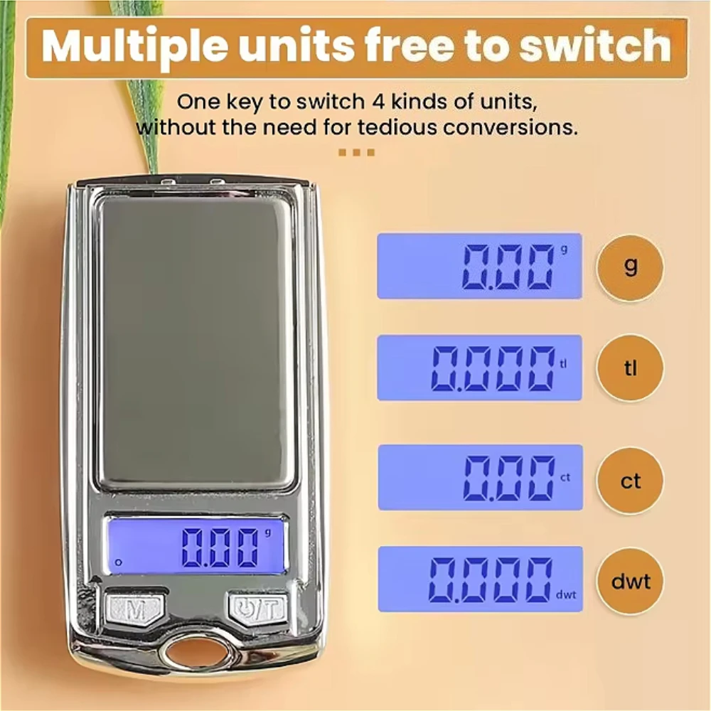 

Portable Mini Digital Pocket Scales 200g 0.01g For Gold Sterling Jewelry Gram Balance Weight Electronic Scales 1PC