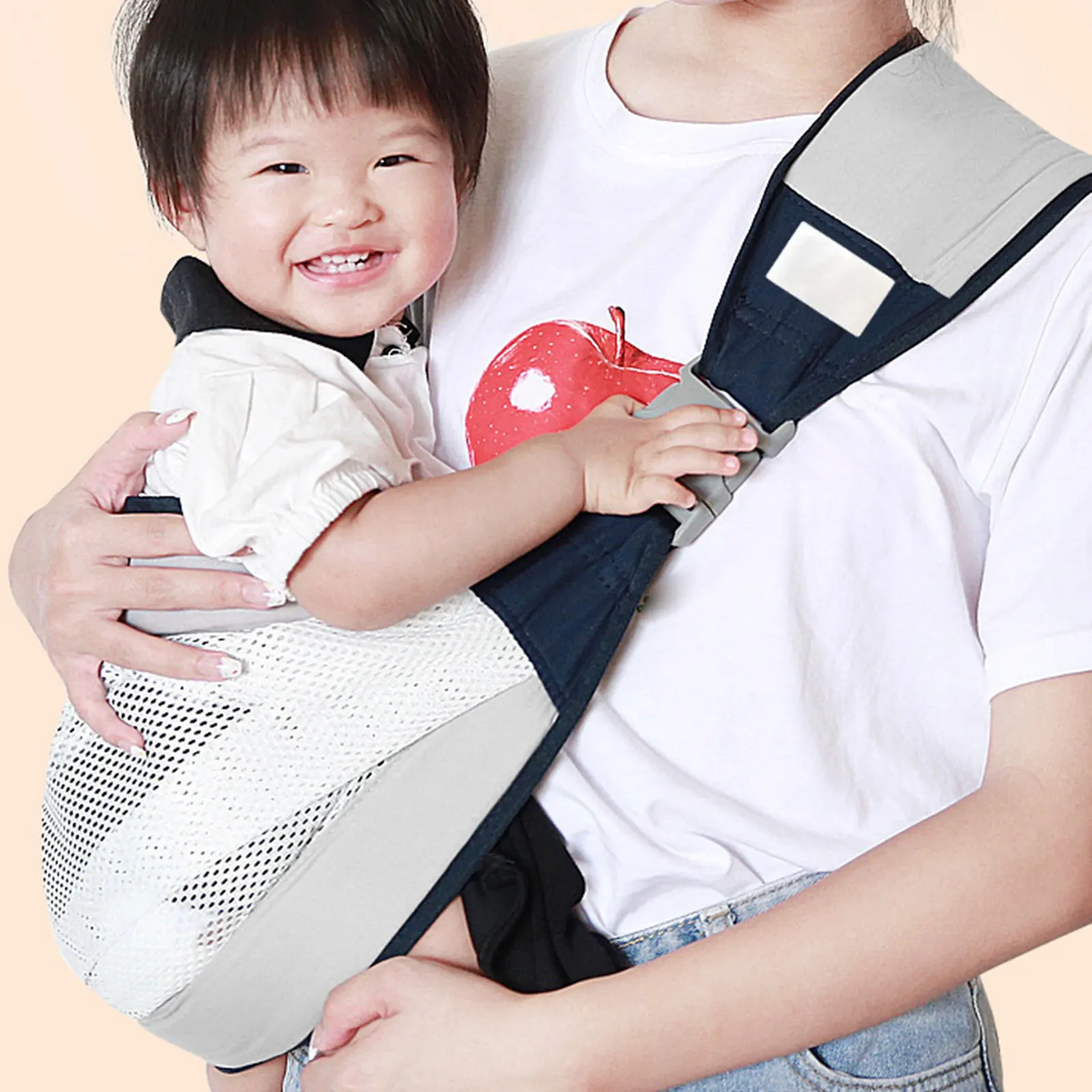 Baby Holding Sling Carrier Adjustable Baby Wrap Hip Sling Universal Carrying Baby Holder Waist Stool Breathable Sling Carrier