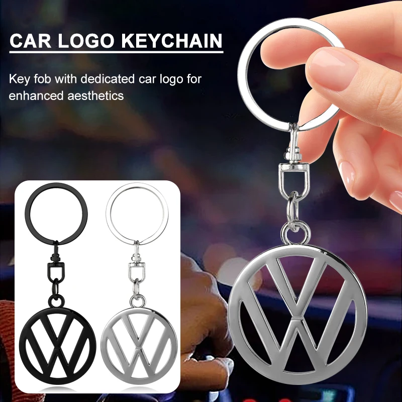 Car Keychain Badge Key Chain Rings Metal Car Accessories For Volkswagen Jetta MK5 MK6 Golf-4 5 6 7 Passat 3B7 601 171 B5 B6 B7