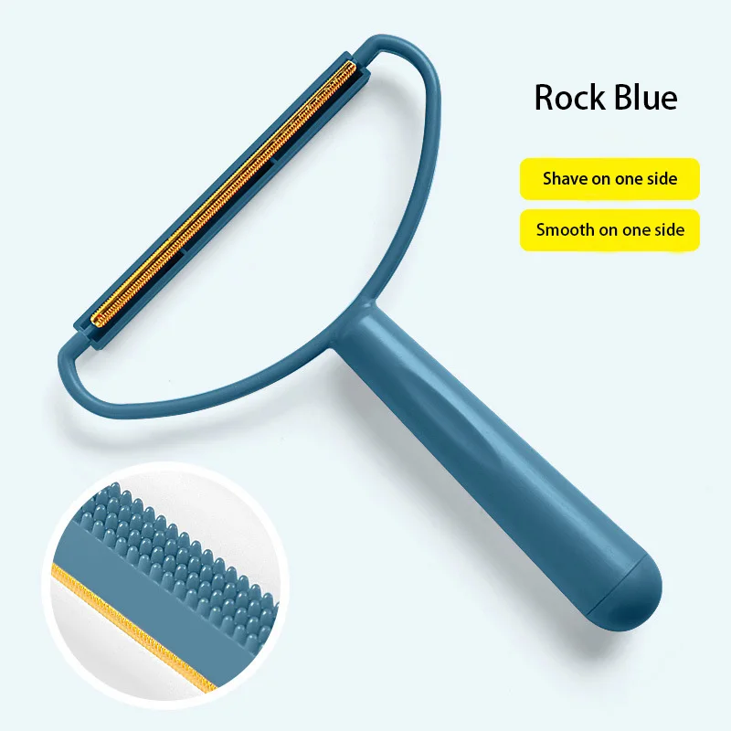 2-in-1 Double-sided Portable Manual Hair Remover Carpet Wool Coat Clothes Razor Brush  Pet Hair Remover Brush Clothes Brush