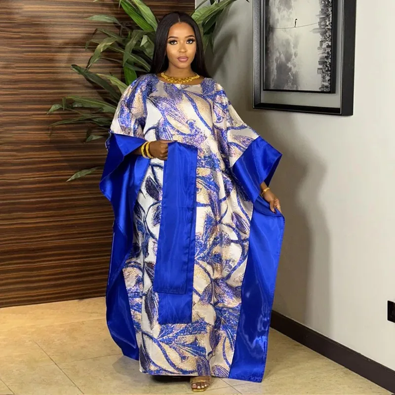 

plus Size African Dashiki Ankara Maxi Long Dress Traditional Muslim Kaftan Gown Women's Clothing Ethnic Abayas Outfits