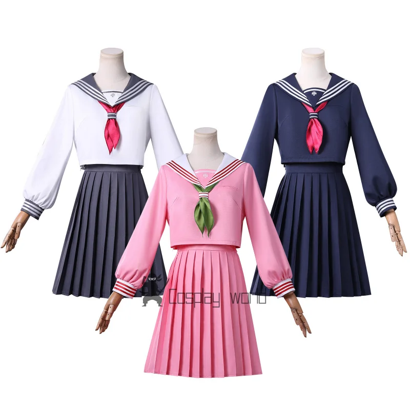 

Hinako Shimizu Silent Cosplay Outfit Sexy Navy Sailor Uniform JK Anime Hill Dress Blouse Skirt Elegant For Women