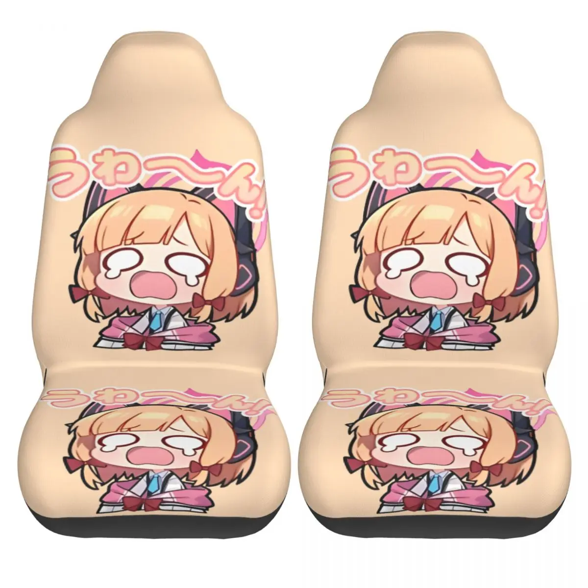 Chibi Momoi Archives Universal Car Seat Cover Protector Interior Accessories For SUV Anime Seat Covers Polyester Hunting