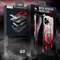 Rugged Phone Case Armor Cover Bumper For Samsung S22 S21 Ultra Galaxy A52 Shockproof Metal Military Grade