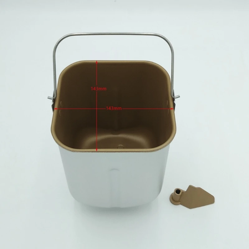 D0AB Bread Machine Parts Bread Bucket Replacement Bread Machine Accessories Bread Inner Metal Material Bread Maker Parts