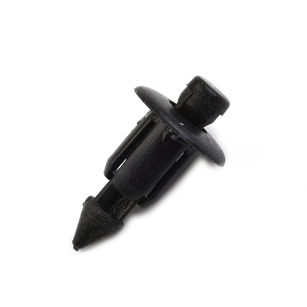 50pcs Rivet Clips Black Motorcycle Fairing Rivet 11mm Collar Diameter 6mm Hole For Honda For Suzuki For Fastener Clips