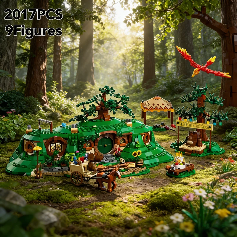 

2026 hot-selling Shire County building block assembly cave model gift children's toy boy christmas birthday gift