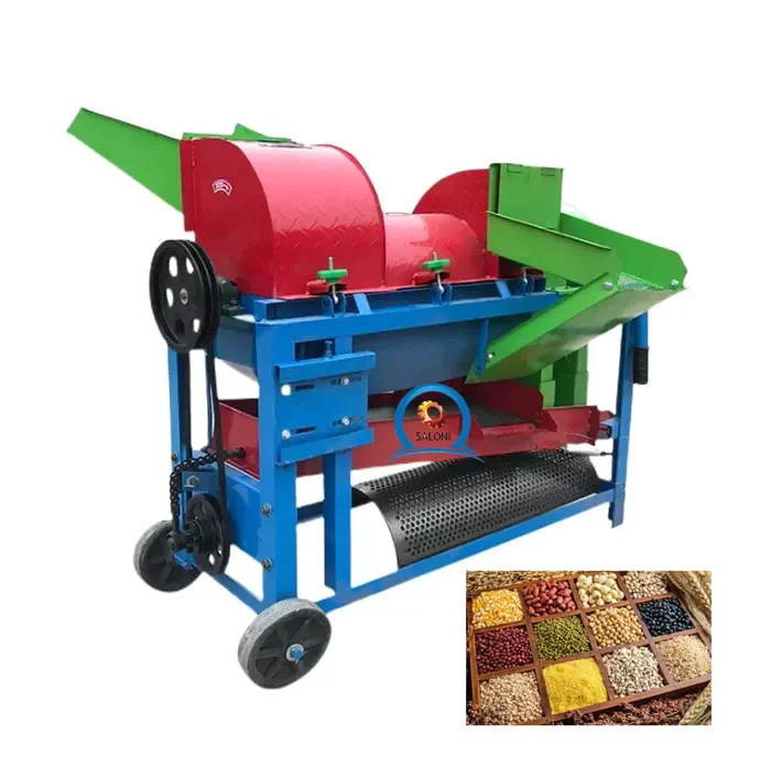 hot sale electric small portable sorghum soybean multi crop paddy rice wheat maize peeler corn sheller thresher