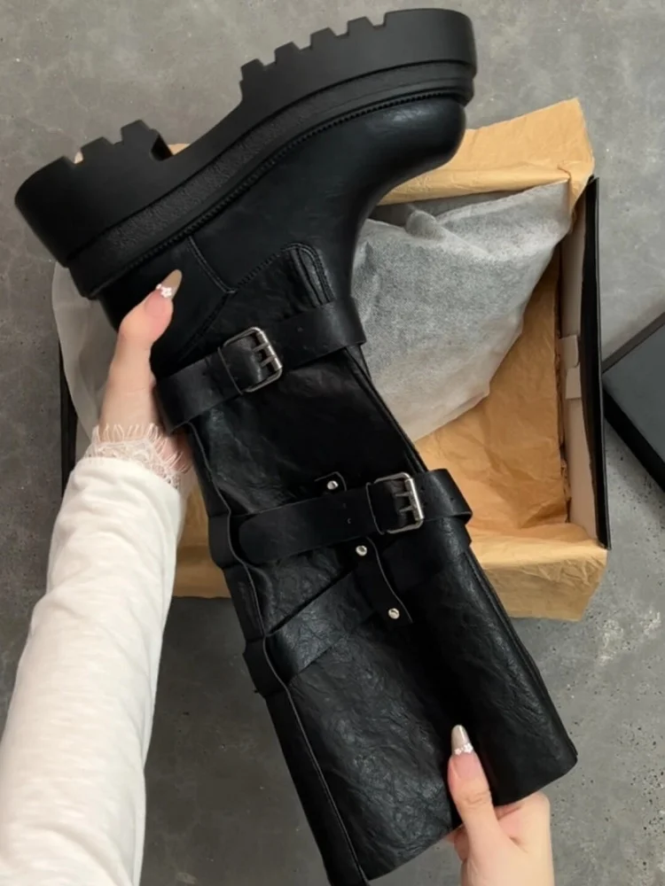 bottes-de-moto-hautes-pour-femmes-faion-thi-bot-rehaussant-l'automne-et-l'hiver-nouvelles-bottes-en-cuir-a-bout-rond