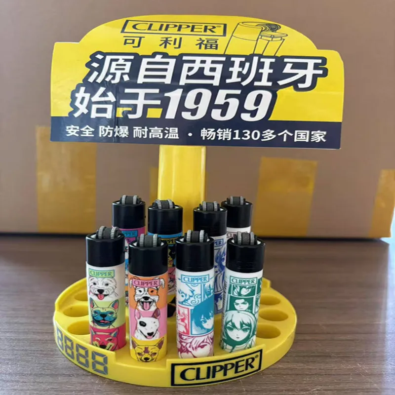 Nuevo Encendedor CLIPPER de 4 Piezas, Encendedor Retro con Rueda de Moler, Encendedor de Llama Abierta, Encendedor Inflable Nuevo, Accesorios para Cigarrillos, Pequeños Regalos para Hombre