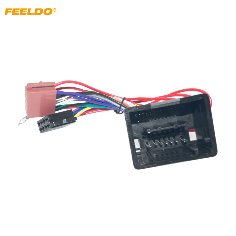 

FEELDO Car CD Radio Audio ISO Wiring Harness Adapter for Chevrolet Opel Car ISO Head Units Wire Cable #HQ7426