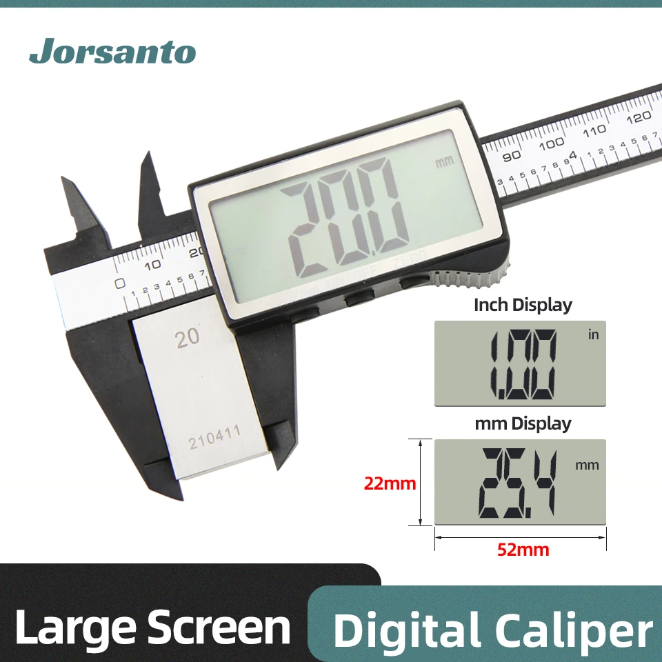 Pachymeter Digital Caliper Plastic Vernier Calipers Woodworking Tools Thickness Gauge Measuring Tools Caliber Electronic Ruler