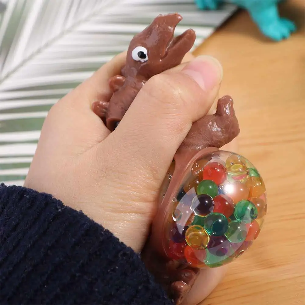 Dinosaur Dinosaur Mesh Ball Grape Toys Squeezing Ball Mesh Ball Vent Dinosaur Grape Ball Hand Fidget Extrusion