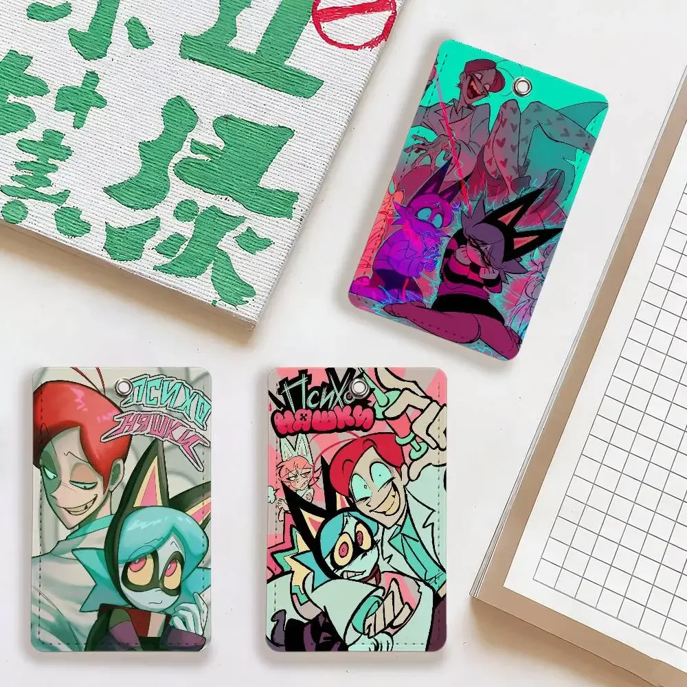 

Comics P-psychocutiess Community Access Card Holder Elevator Card Sensor Drop Card Protector Keychain