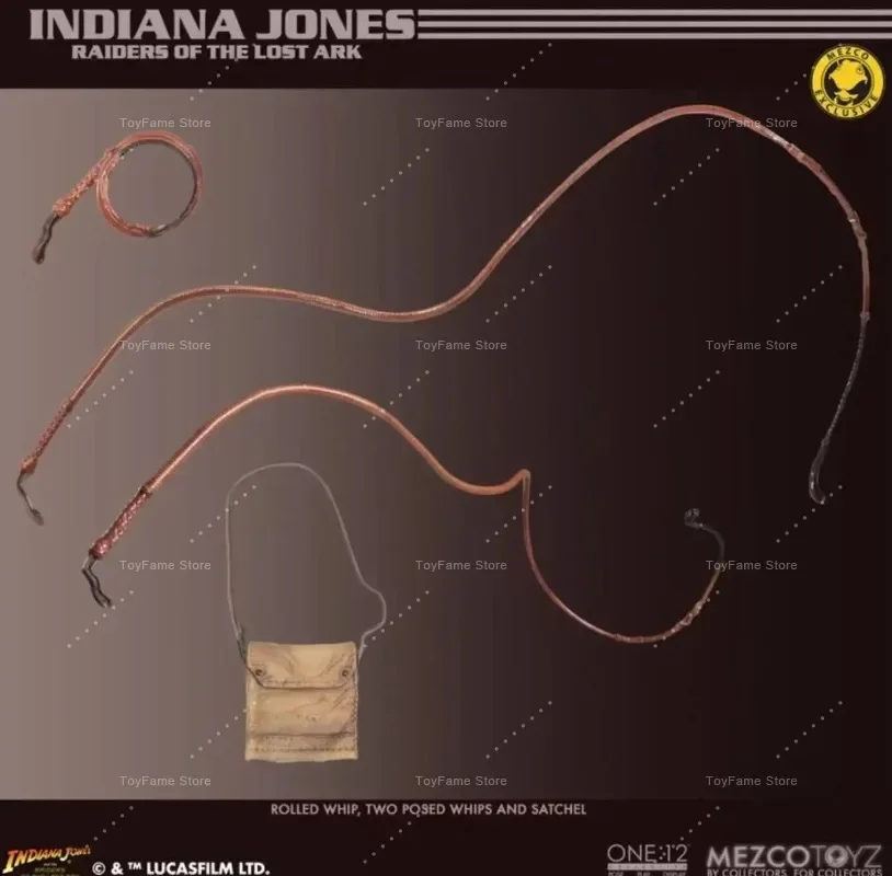 En Stock, Figura de Acción MEZCO Raiders of The Lost Ark, Indiana Jones Ant Gold Label, Escala 1:12, Colección, Regalo, Adornos
