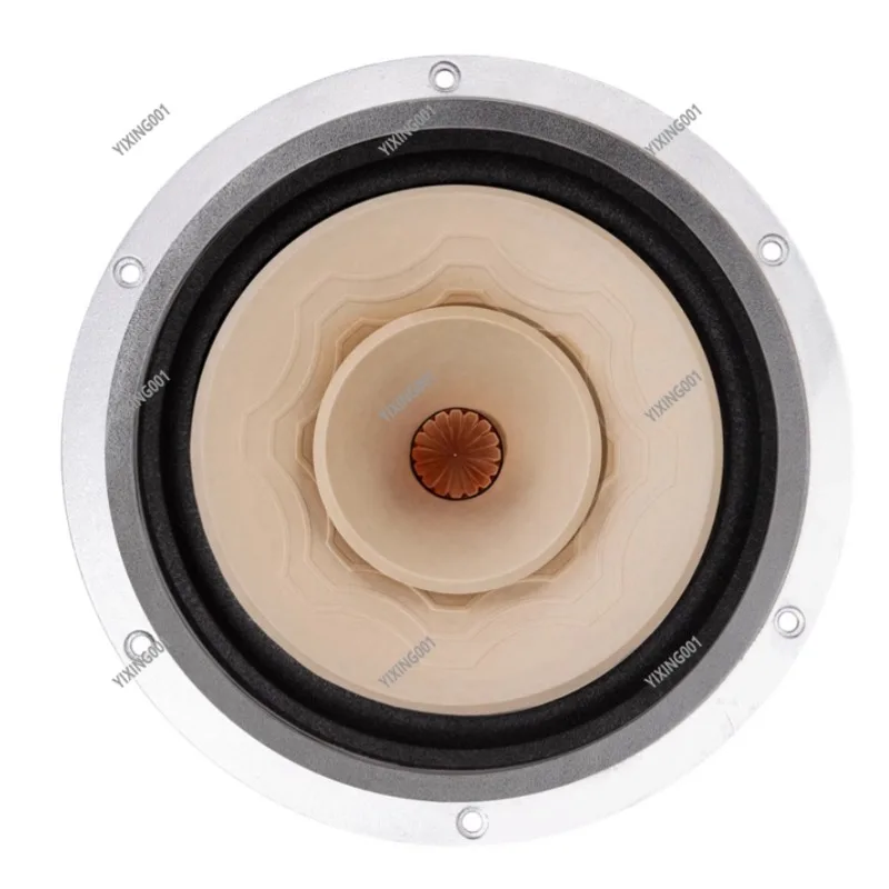 Silver-8 8-Inch Full-Range HiFi Speaker Pair for Home DIY Stereo Audio High-Fidelity Speaker Units