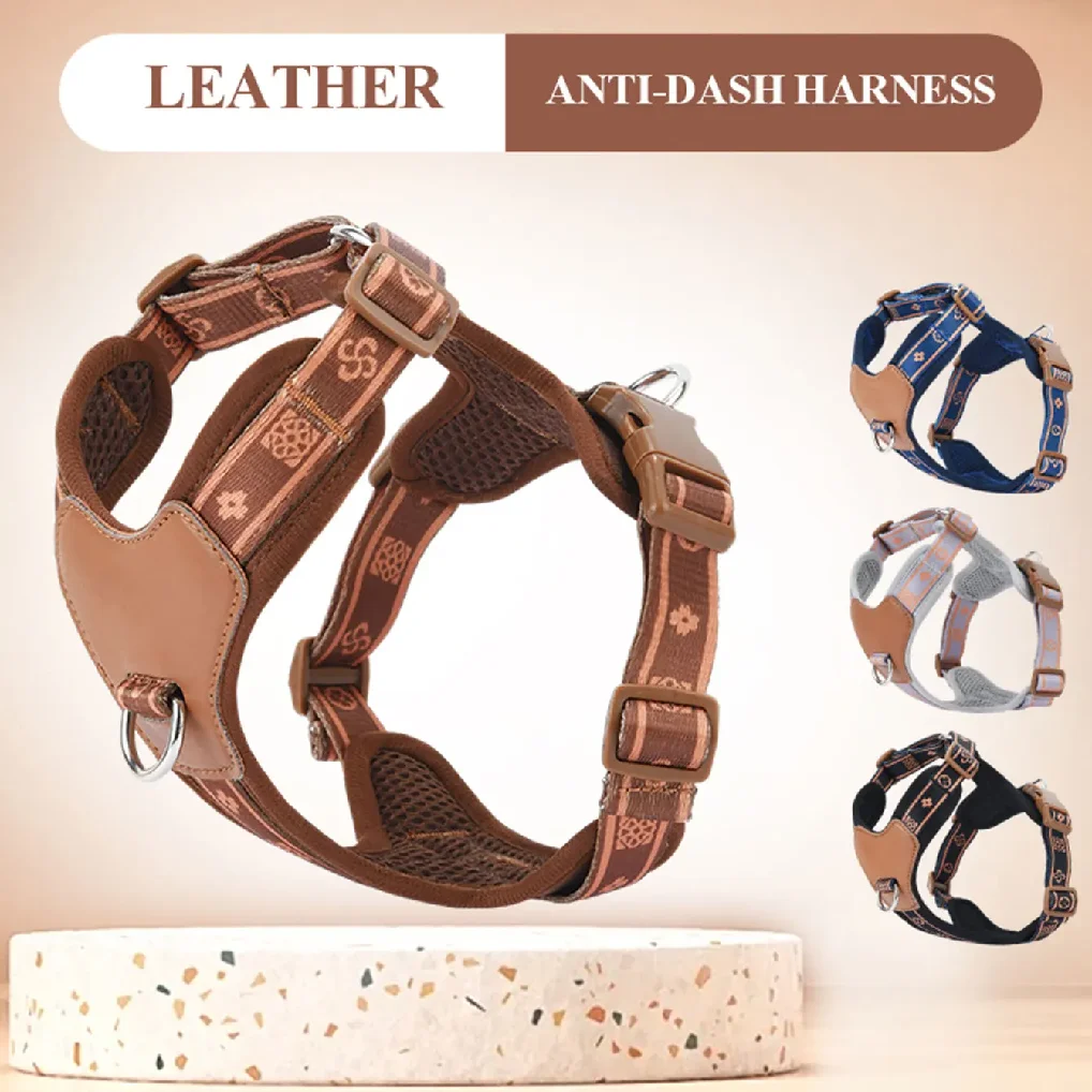 

Classics Pet Dog Harness, Adjust with Durable Webbing, Anti-Deformation Alloy Ring, 4 Points Adjustable.