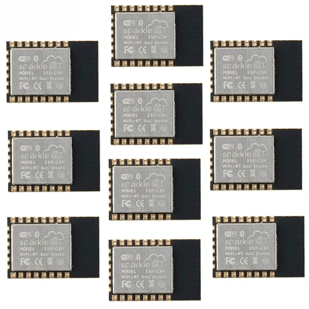 1/5/10PCS ESP32-C3F Wifi Blue-Tooth 4.0 Dual-Mode Microcontroller Module - Sing…