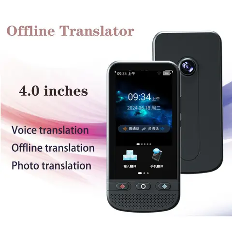 T7 Pro Translator Voice 138 Online Languages with Big HD Screen 2.4G Photo Translat 17 Offline Languages AI Translator