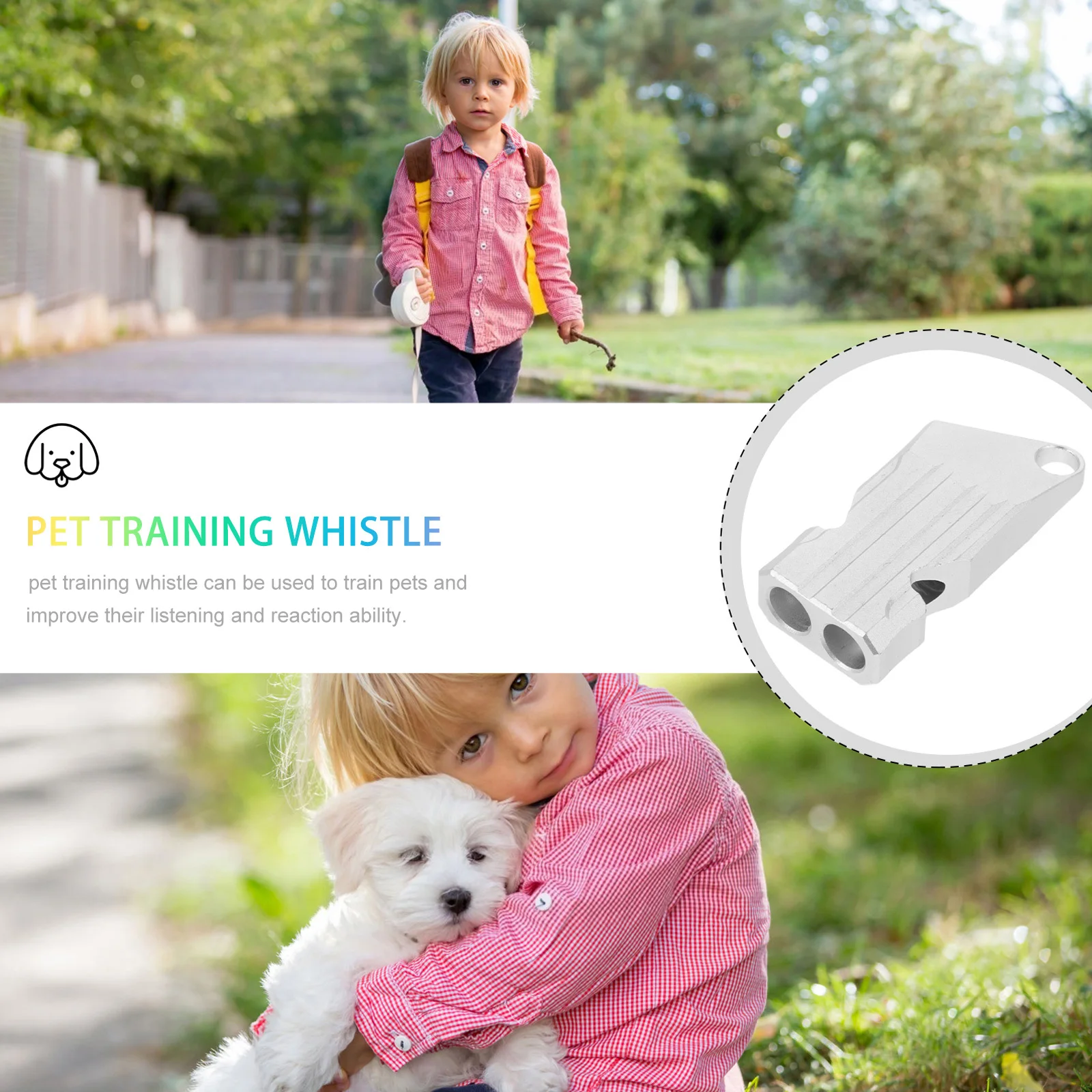 

Aluminum Survival Whistles Loud Safety Whistles Emergency Dual Tube Whistle for Hiking Camping Boating Pet Training Outdoor Life