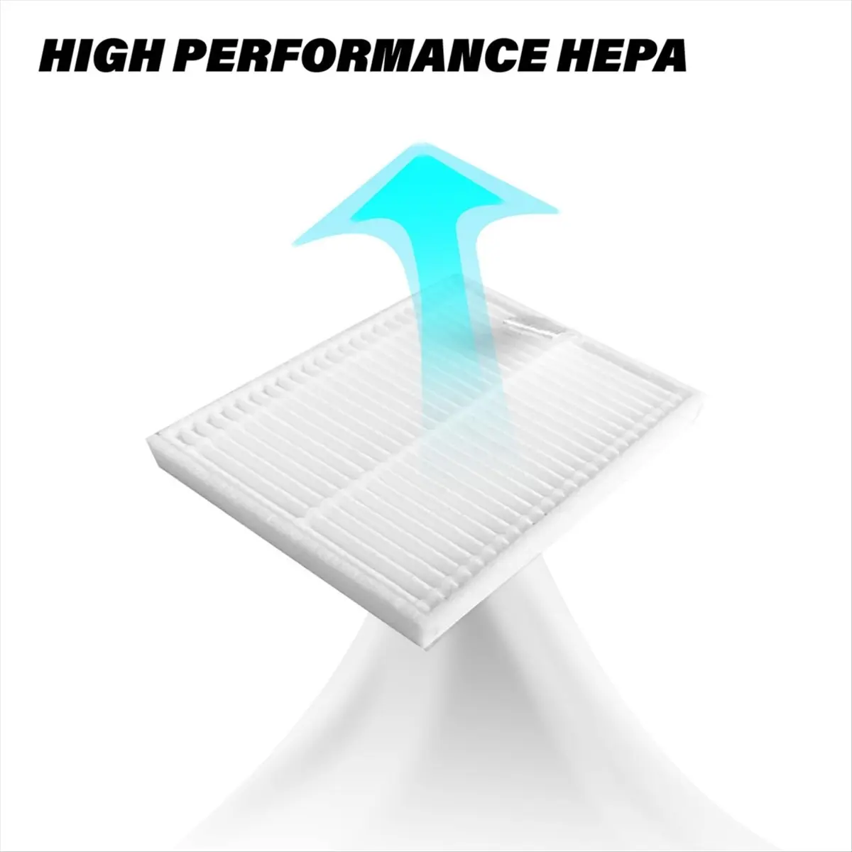 A42F Robot Vacuum Replacement Parts Fit for Lubluelu L20 Robot Vacuum Roll Brush Mop Pad Filter Kit