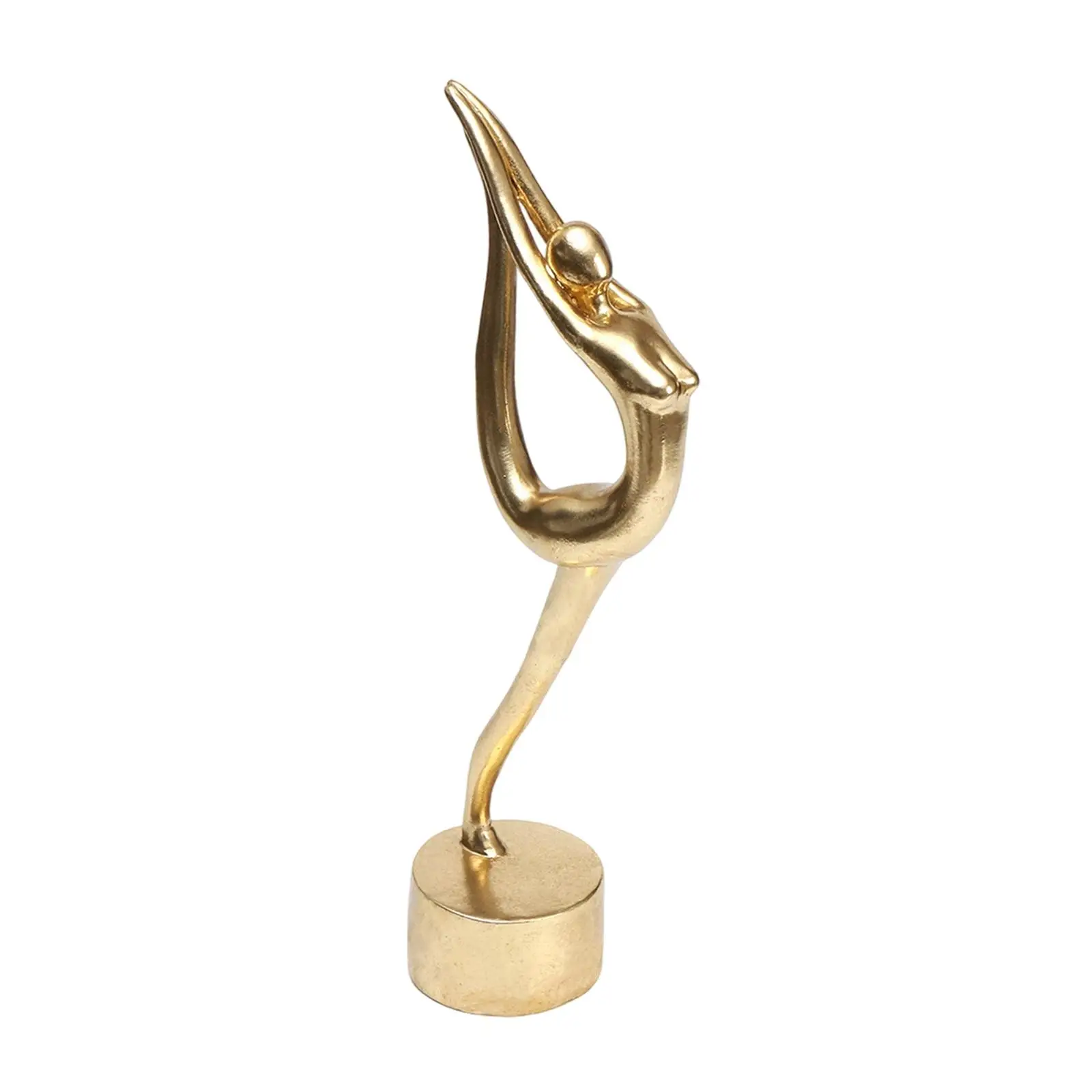 Gymnastic Figurine Abstract Tabletop Ornament for Shelf Cabinet Bedroom