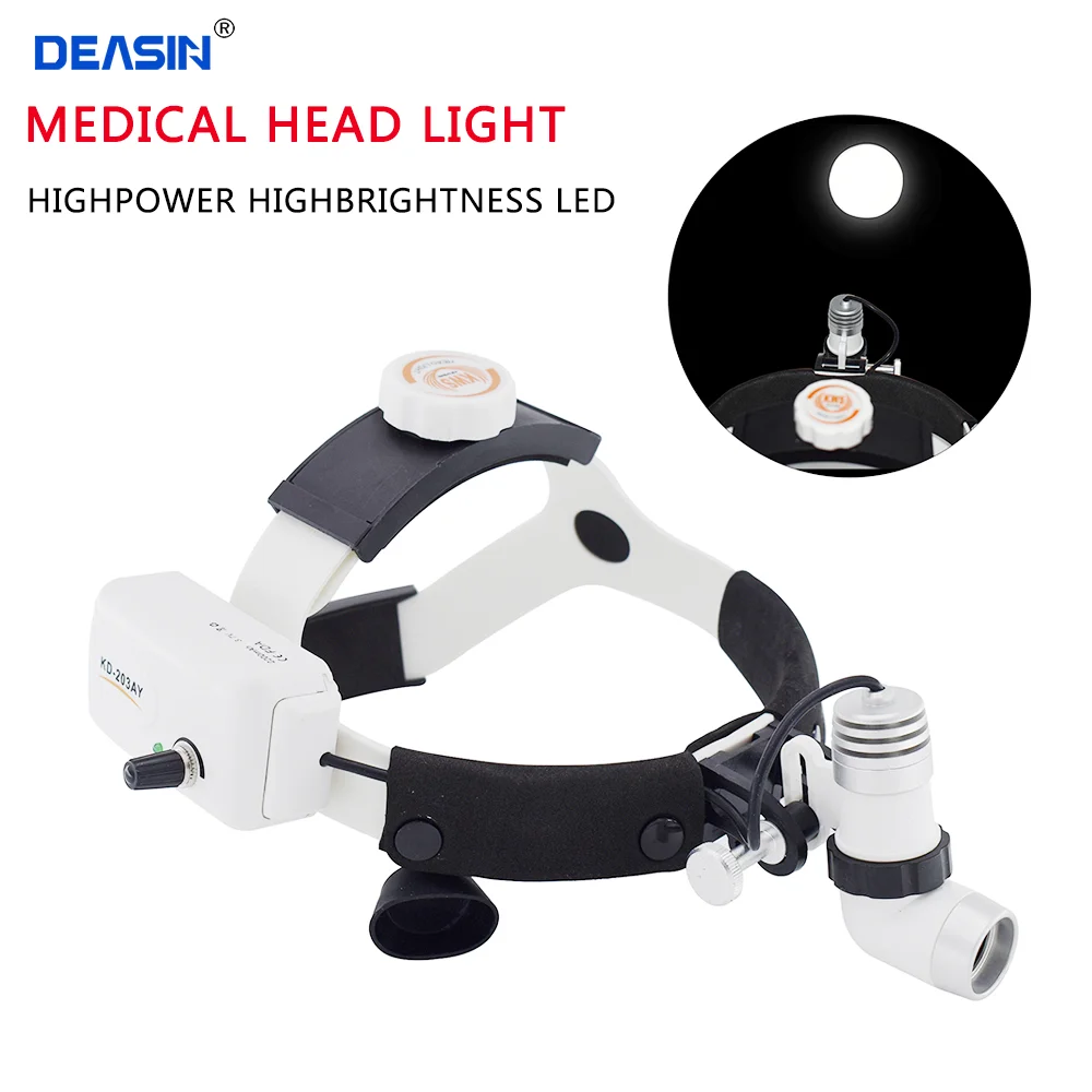 

Dental ENT Surgical Medical Operation Examination Wireless Integrated LED 3W Headlight Headlamp Surgery Head Light Lamp Pets