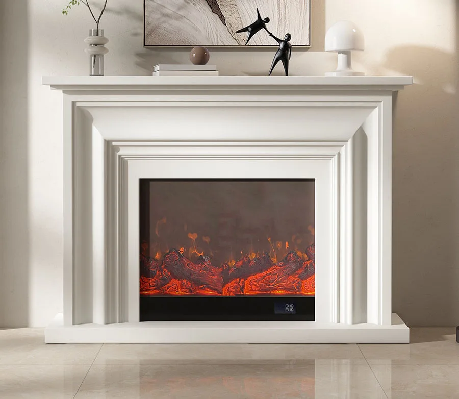 xx-Premium Chinese White Marble Modern Hand-Carved Polished Fireplace Mantel Luxury Living Room Kitchen Villa Hotel^