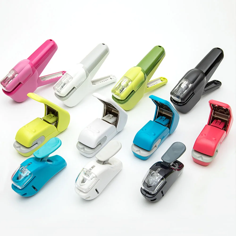 Ручной Мини-степлер без скоб, 7 листов