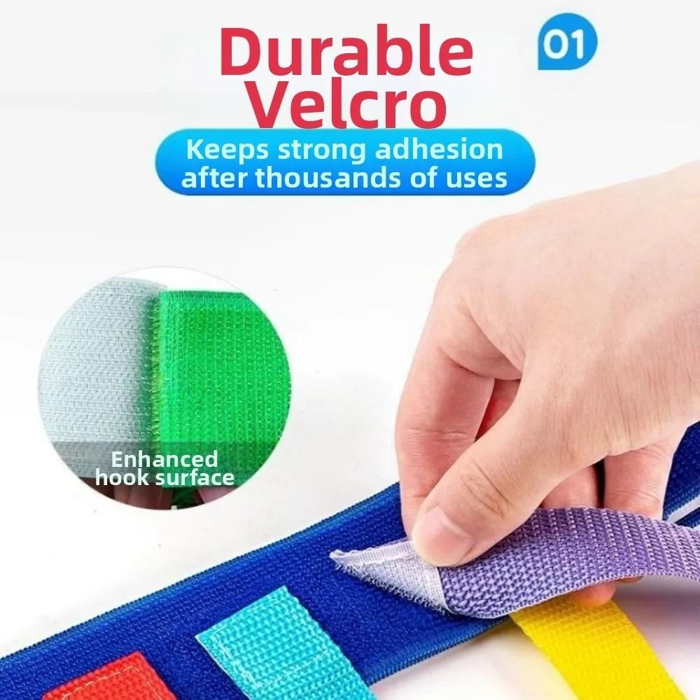 Multicolors Skill Training Catch Tail Props with 6pcs tails Fashion Outdoor Funny Game Belt Parent-Unisex Teamwork Game