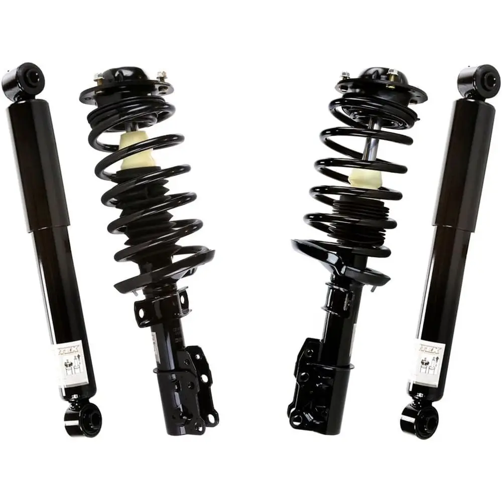 

AutoShack Front and Rear Complete Strut & Coil Spring Assemblies & Shock Absorbers - Driver and Passenger Side for Chevrolet, Co
