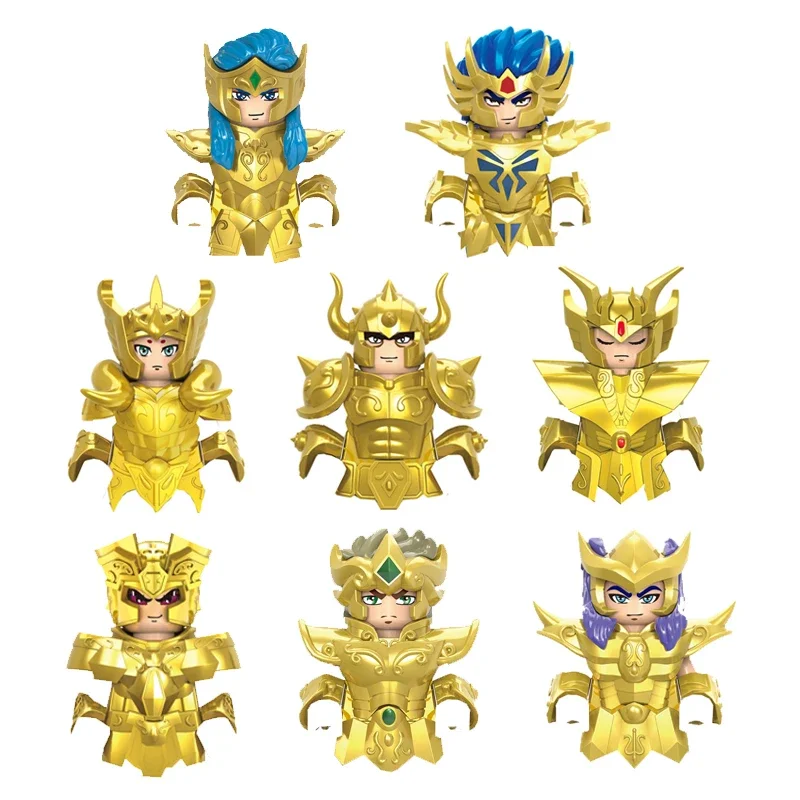 Saint Seiya Building Blocks Japanese Action Figures Movie Educational Toys For Children Christmas Gifts CQ11 CQ17 CQ22