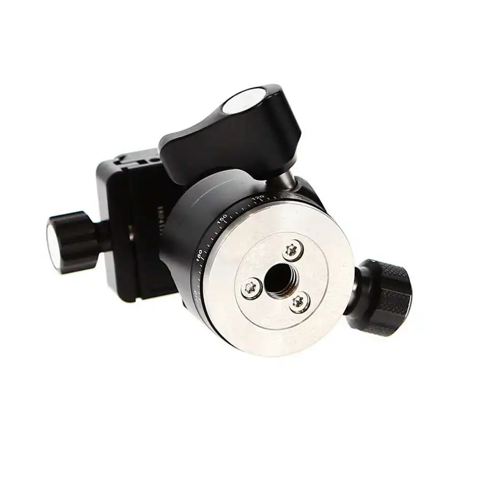 SunwayFoto XB-28 Superior Low-Profile Palm-Size Ballhead with Screw-Knob Clamp and PT-37 Universal Quick Release Plate