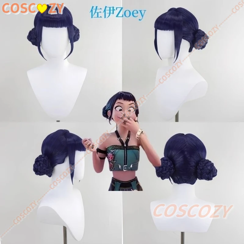 Anime kpop demônio zoey caçadores cosplay rumi superstar mira cosplay peruca menina grupo peruca feminina festa de halloween roleplay adereços
