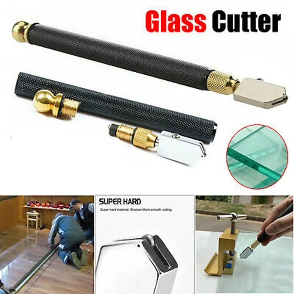 Imagem -01 - Multifuncional Vidro Telha Cortador Household Faca Manual Especial Empurre Faca Diamante-cut Vidro Grosso tipo de Rolo Pcs 1pc multifuncional vidro telha cortador household faca manual especial empurre faca diamante cut vidro grosso tipo de rolo pcs 1pc 01