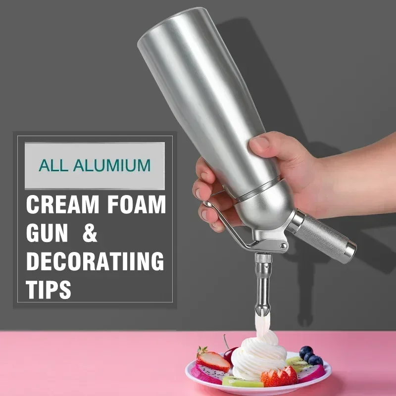 Whipped Cream Dispenser Cream Whippers Cream Foam Gun Siphon Squeeze Bottle Dessert Tool Kitchen Accessories