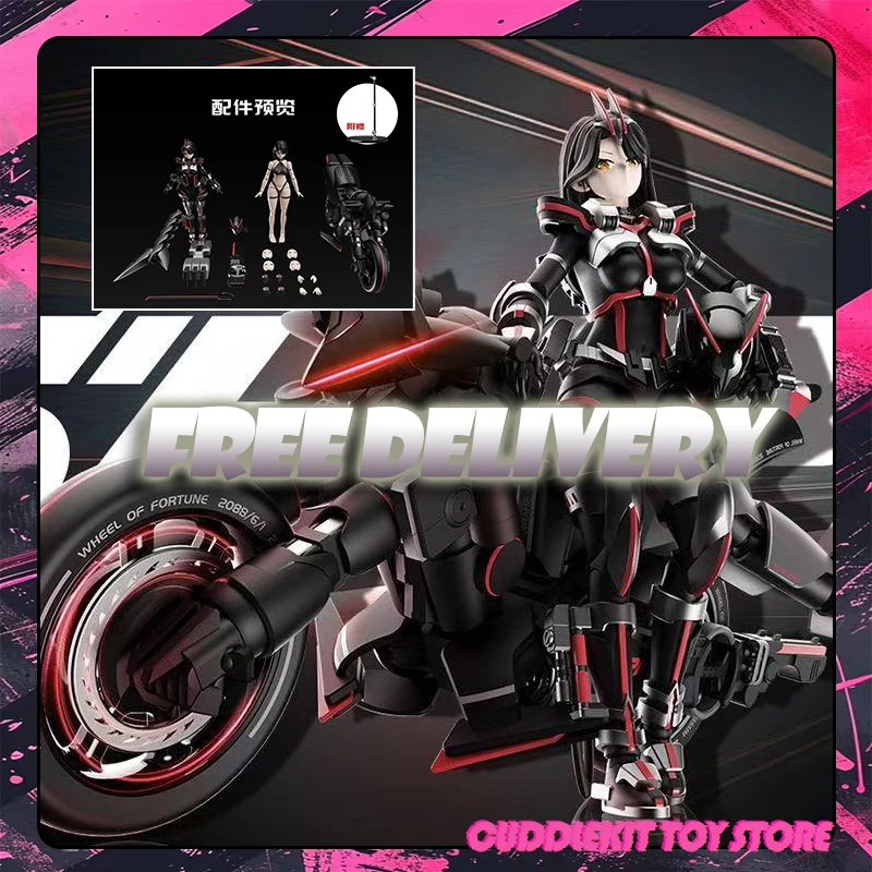 IN STOCK Yubo Cultural Studio Shark War Riding Goddess Assembly Machine Girl - Handmade Anime Action Figure Figurine Model Toy