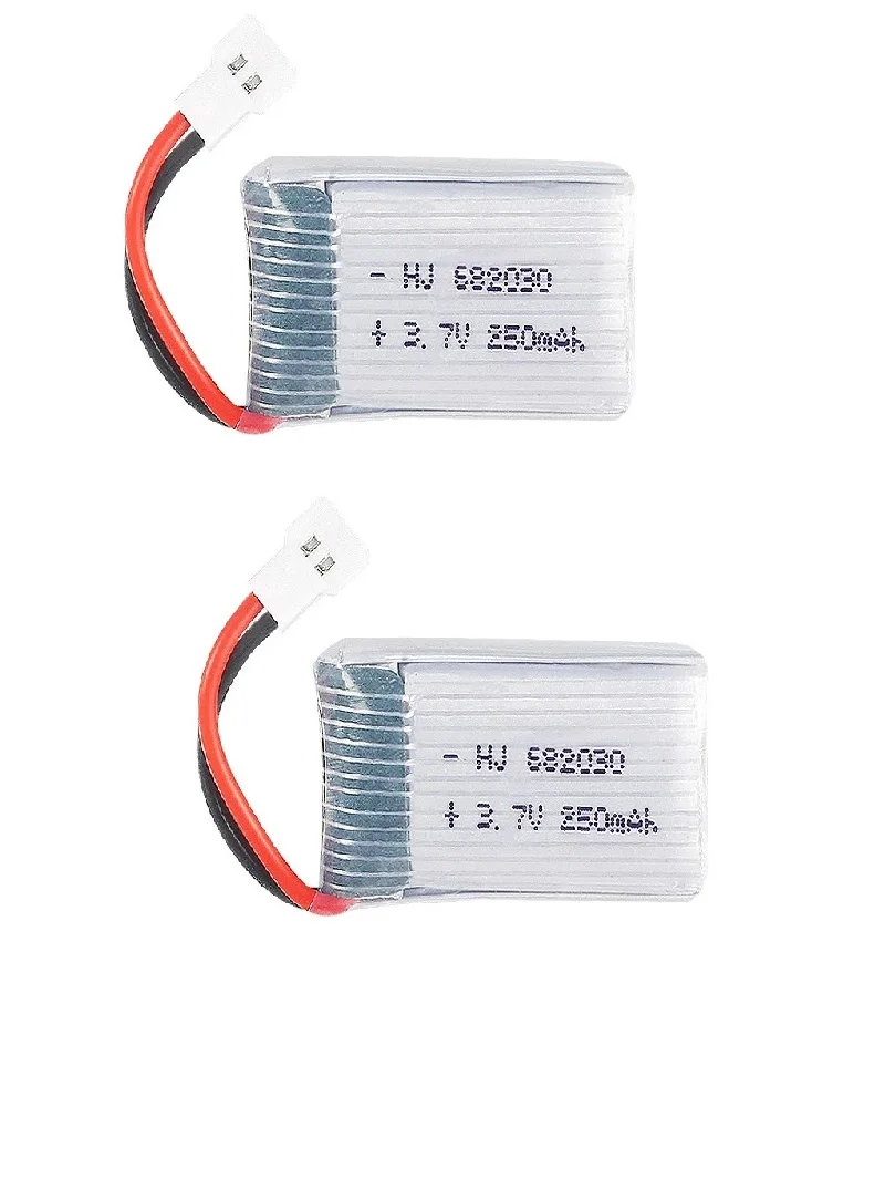 3.7V 250mAh LiPo Battery For H107 H107C H107L H107D X11C JD385 JJ1000A H108C U816 WLtoys v966 Helicopter RC Parts