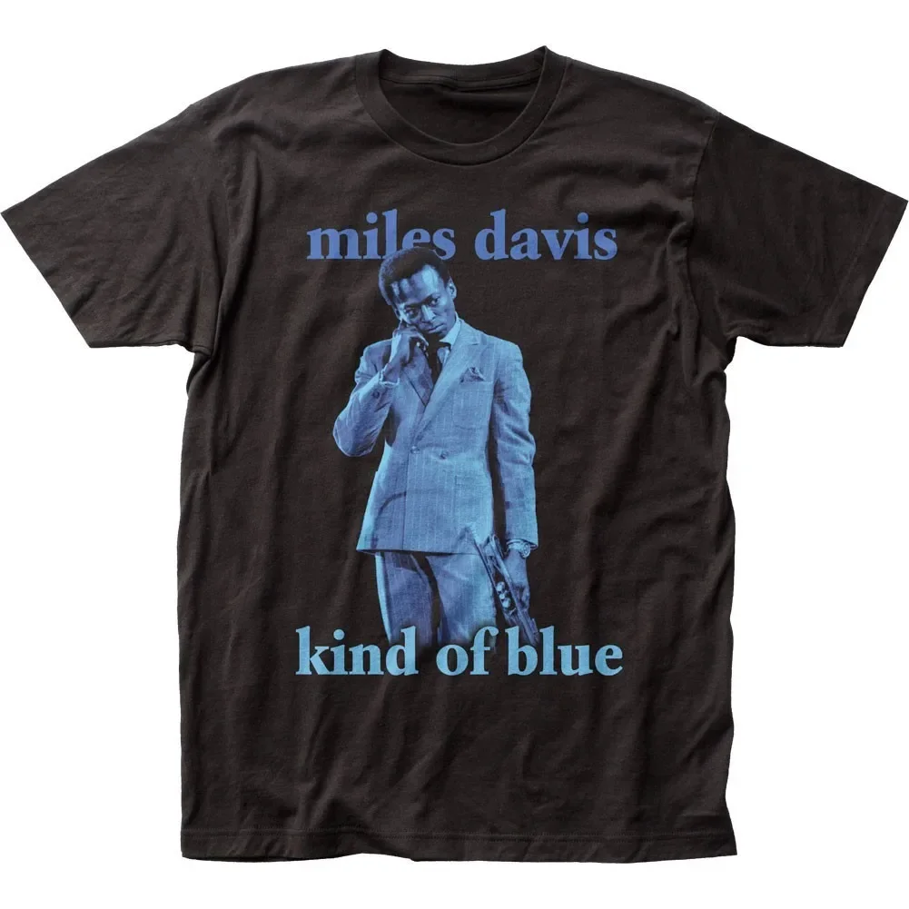 Miles Davis Kind of Blue Mens T Shirt Music Classic Jazz Band Tee New Black