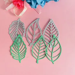 3 piece set leaves  decoration die Metal Cutting Dies DIY Scrapbook Paper Cards Embossing Craft Die Cut handmade craft