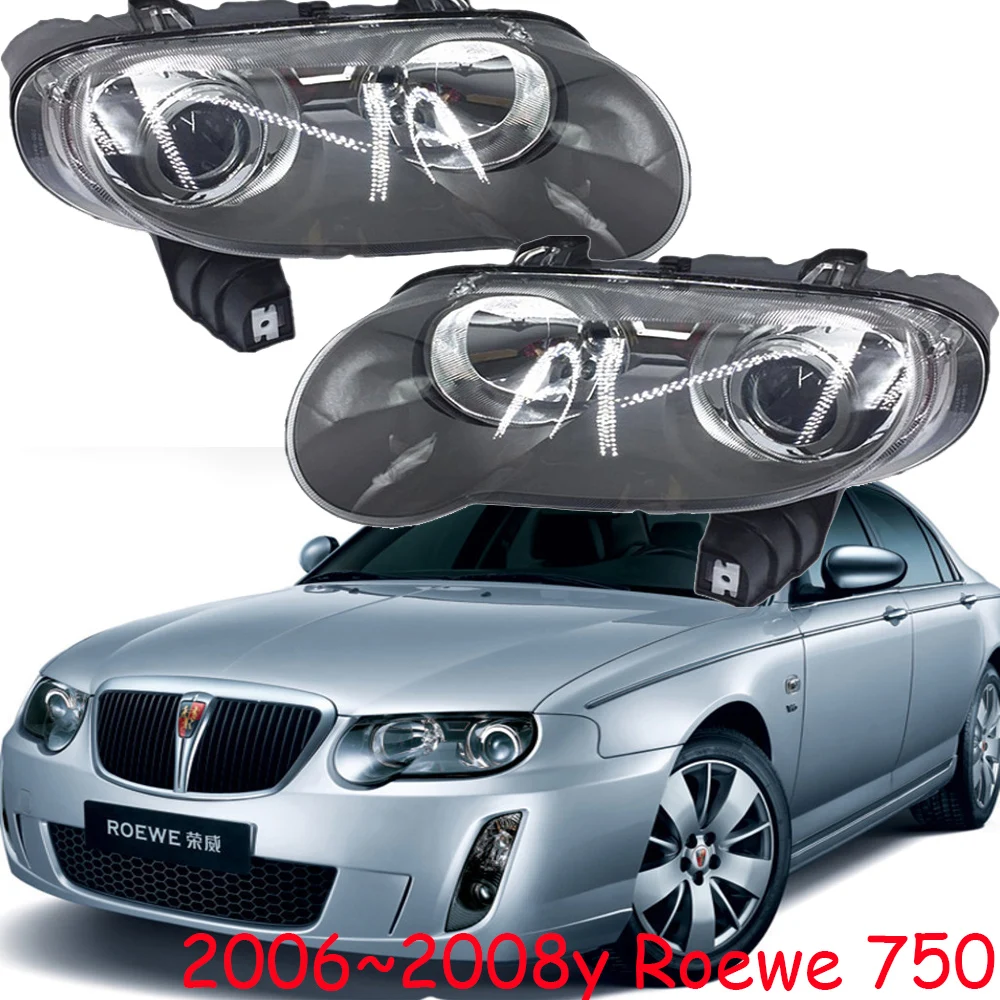 

1pcs car bumper Roewe750 headlamp for Roewe 750 headlight 2006~2008y car accessories head lamp Roewe 750 fog lamp