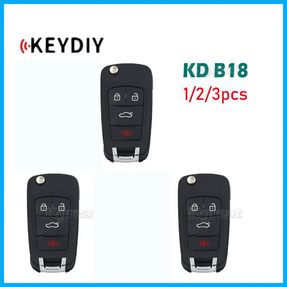 

1/2/3pcs Keydiy KD B18 Universal Remote Key for Hyundai Style 3 Buttons Remote Smart Key for KD900 KD-x2 KD Mini Key Programmer