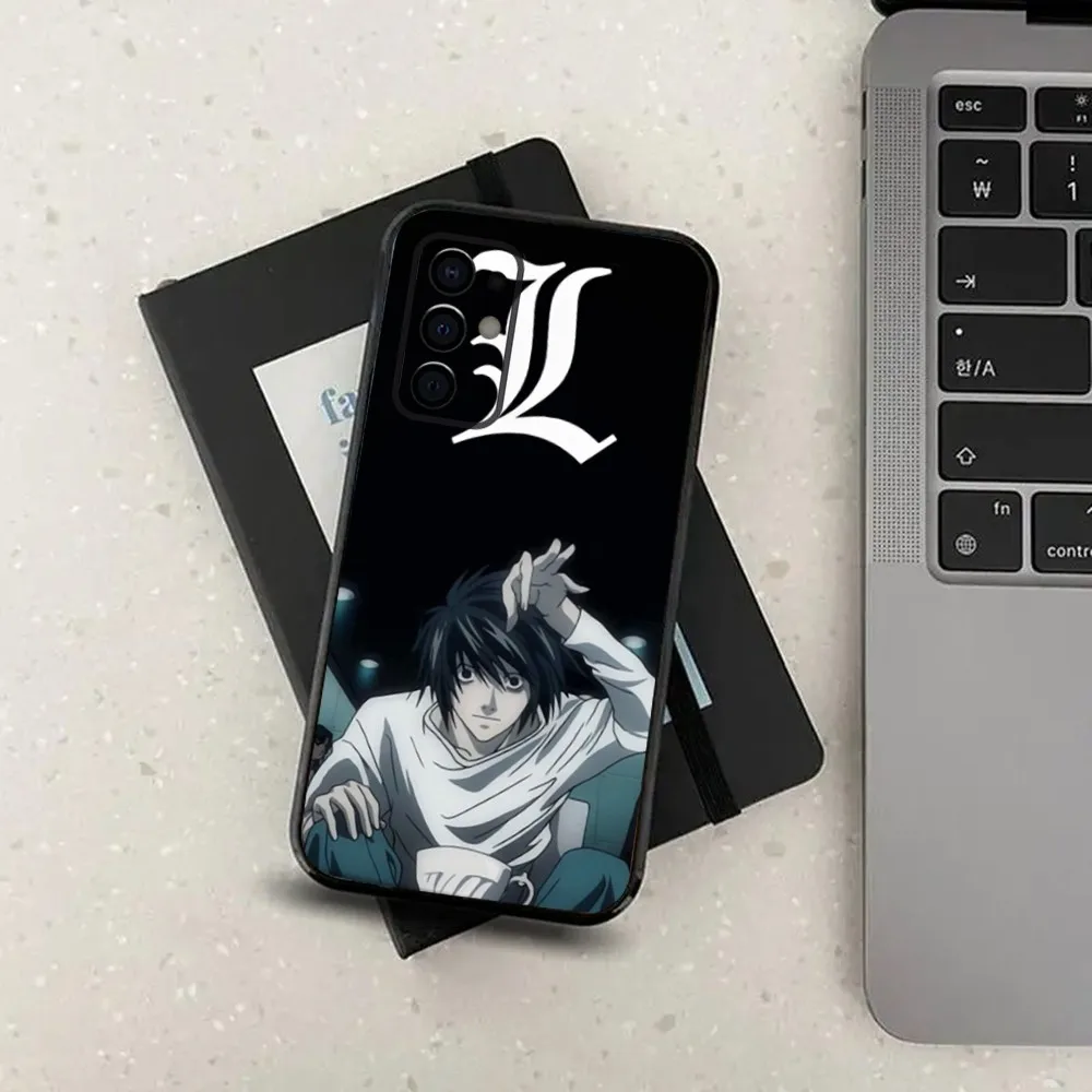 Death Note Anime Telefoon Case Voor Samsung Galaxy A13,A21s,A22,A31,A32,A52,A53,A71,A80,A91 Zachte Zwarte Cover