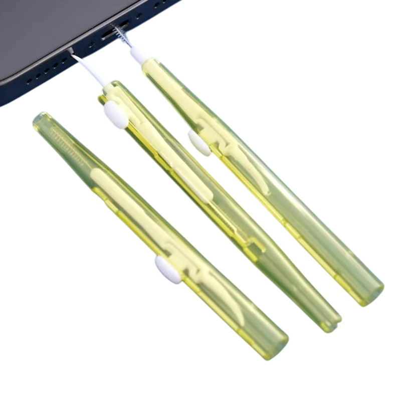 ~ New Sale USB C Charging Port Universal Mini Cleaning Brush Metal Dust Plug Removal Cleaner Kit For  Earphone Clean