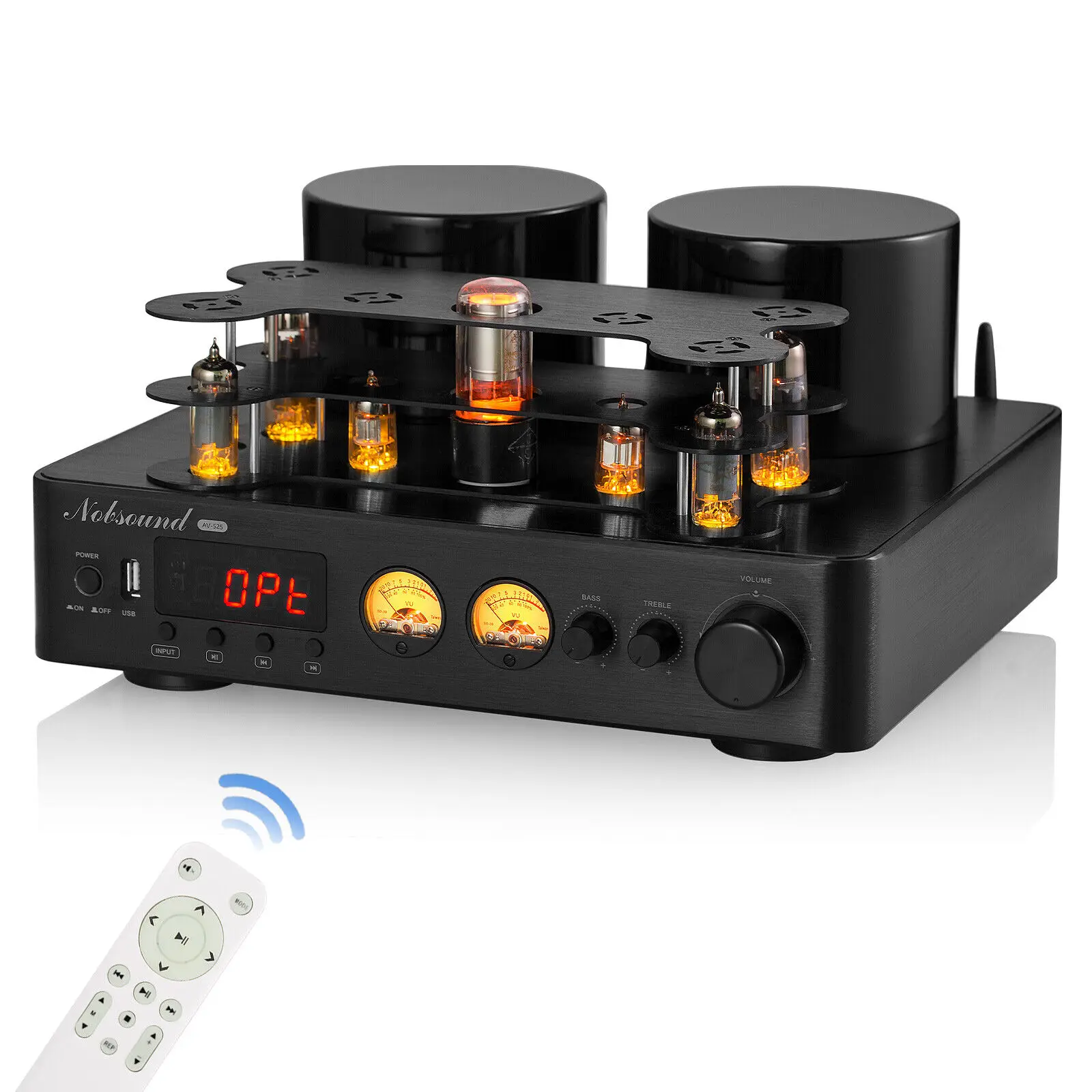 Retro Bluetooth 5.0 Bile Tube Amplifier USB DAC