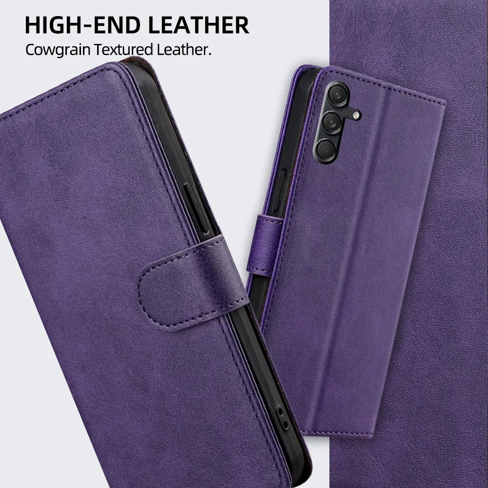 Case for Samsung Galaxy M35 M22 M30S M21 M31 M11 M12 M13 M15 M23 M55 M32 M52 M54 Protect Cover Leather Book Case With Card Slots