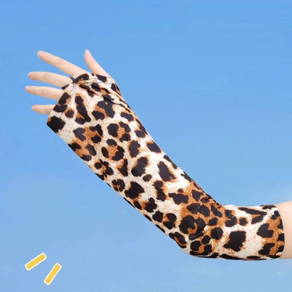 

Arm Sleeves Solid Color Large Size Women Arm Sleeves Driving Sunscreen Sleeves Ice Silk Arm Sleeves Summer Sunscreen Sleeves