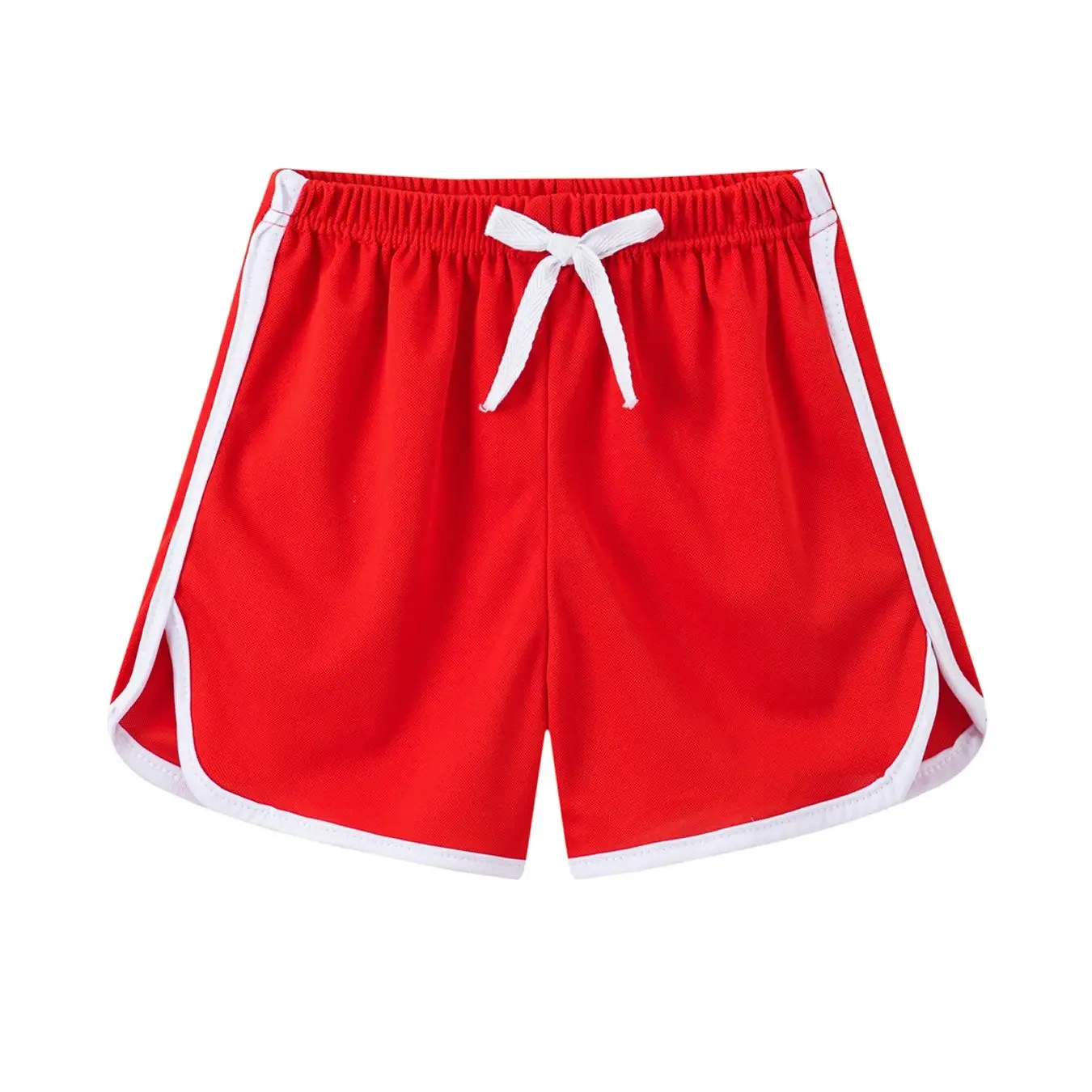 

Summer new children's casual sports shorts, solid color printed pants, mid size children's elastic waisted beach pants, children
