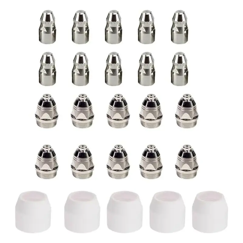 

EYFL-25PCS P80 Plasma Consumables, P80 Plasma Cutter Torch Kits Electrodes Tips Cups