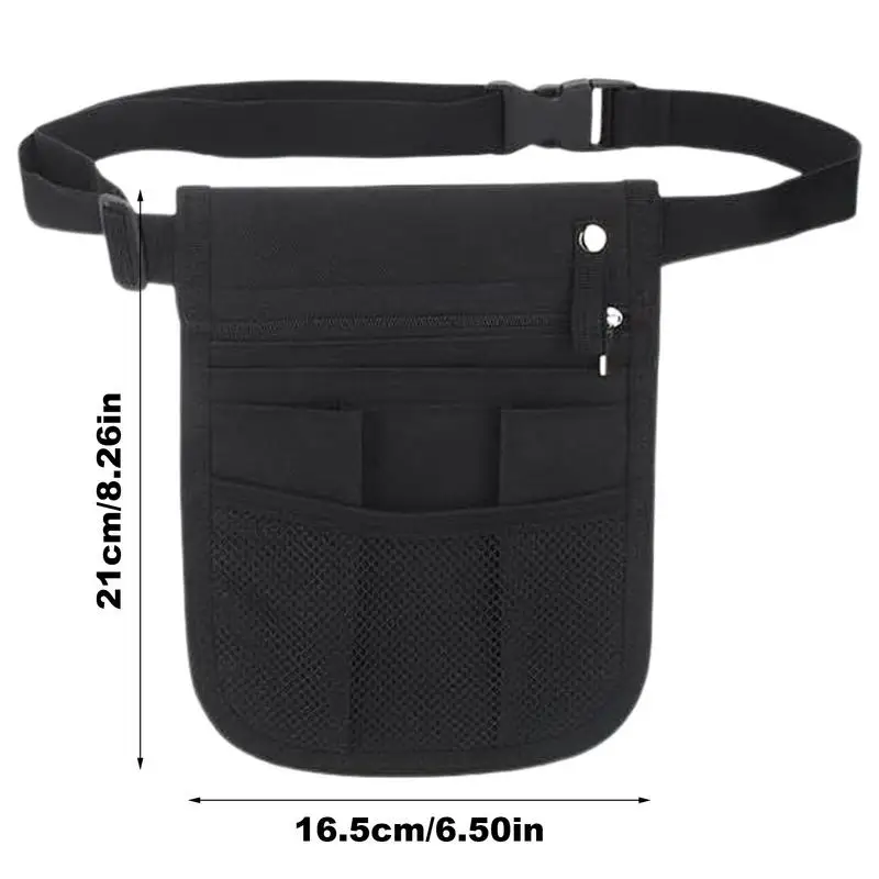 Nurse Waist Bag Adjustable Work Fanny Pack Nurse Belt Bag Large Capacity Nurses Fanny Pack Multifunctional Nurse Pocket